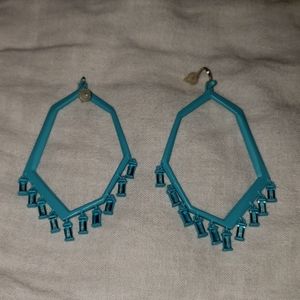 Kendra Scott Authentic earrings Turquoise in Color